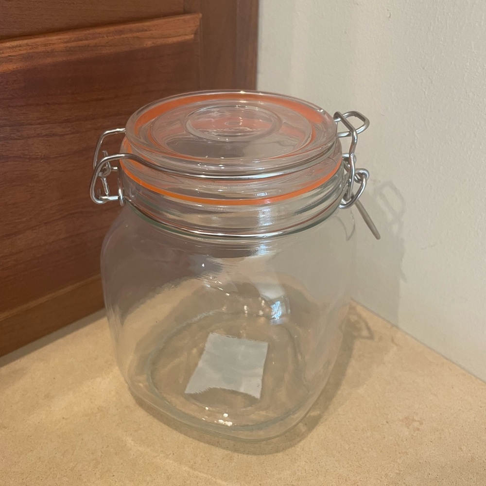 Hobby Lobby Glass Storage Container NWT